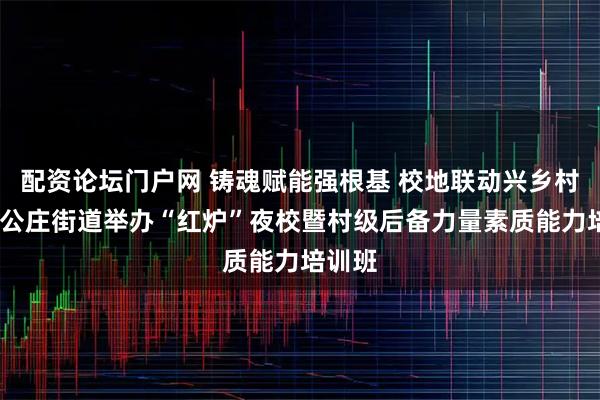 配资论坛门户网 铸魂赋能强根基 校地联动兴乡村——相公庄街道举办“红炉”夜校暨村级后备力量素质能力培训班